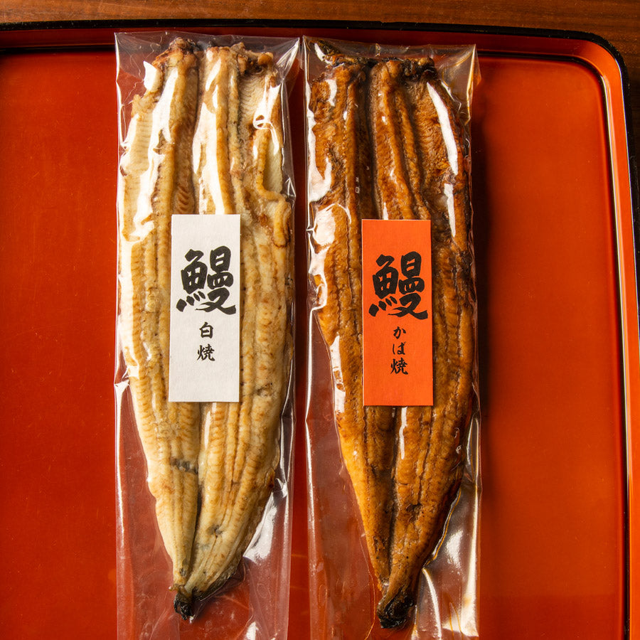 銀座にょろ助 国産うなぎ蒲焼・白焼セット 各2尾 鰻 地焼き お取り寄せ